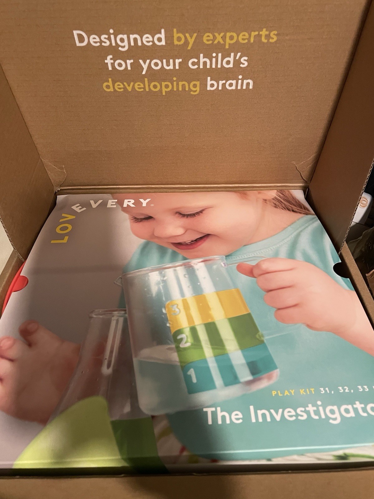 Lovevery Investigator Play Kit 31-33 Months Learning Toys, Multicolor (Age 2-3)