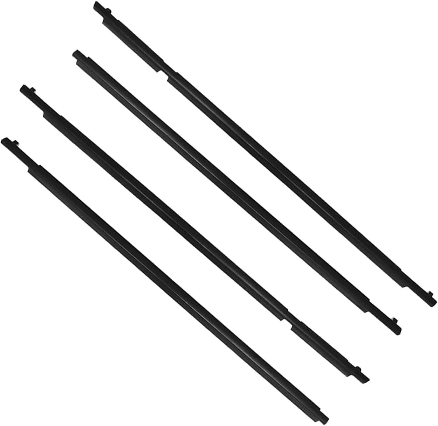 4-piecs Weatherstrip Window Molding Trim Sill Seal Belt Replacement for RAV4