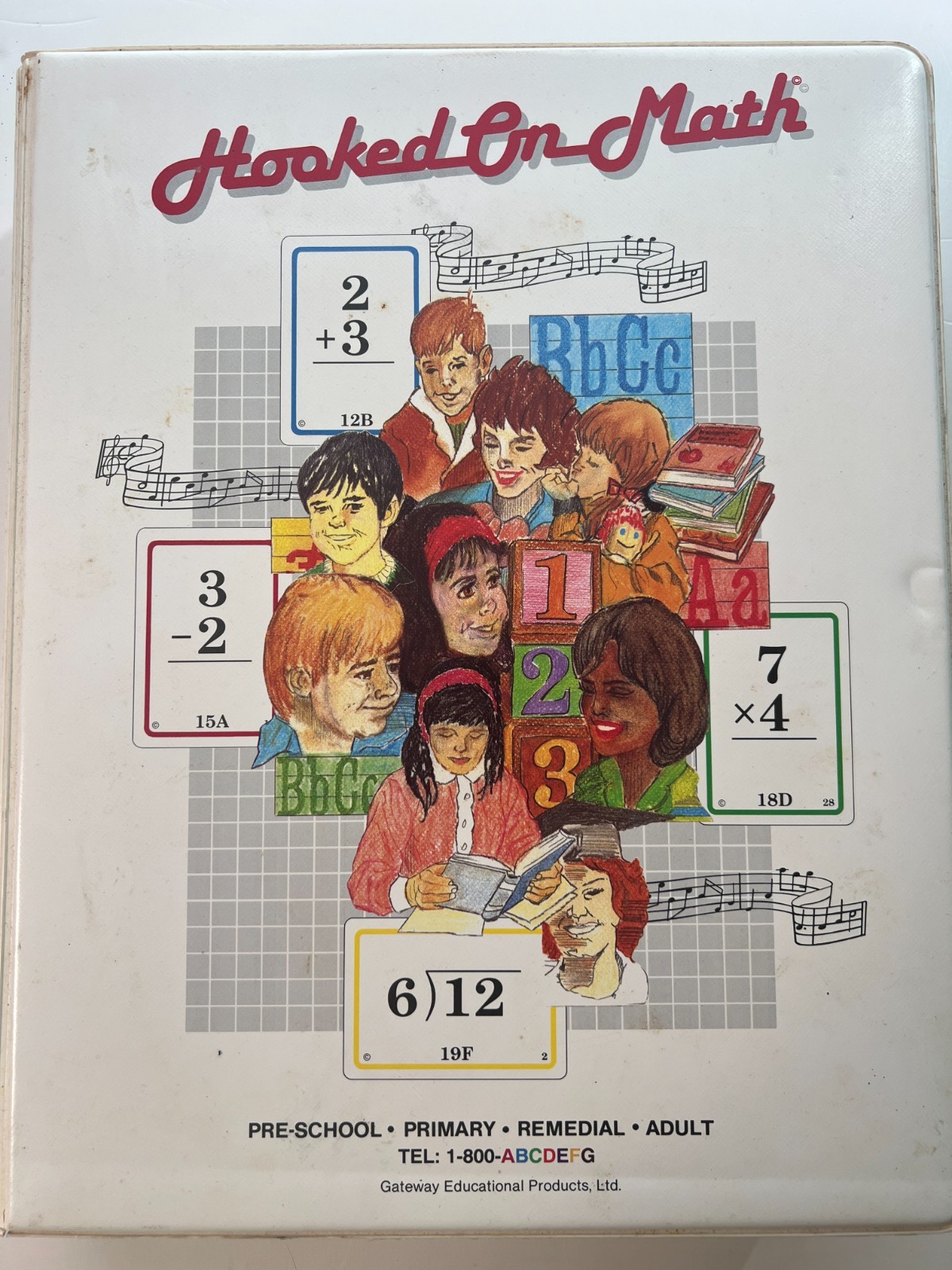 Vintage Hooked On Math Cassettes (8) Flash Cards Some Unopened Gateway See Pics