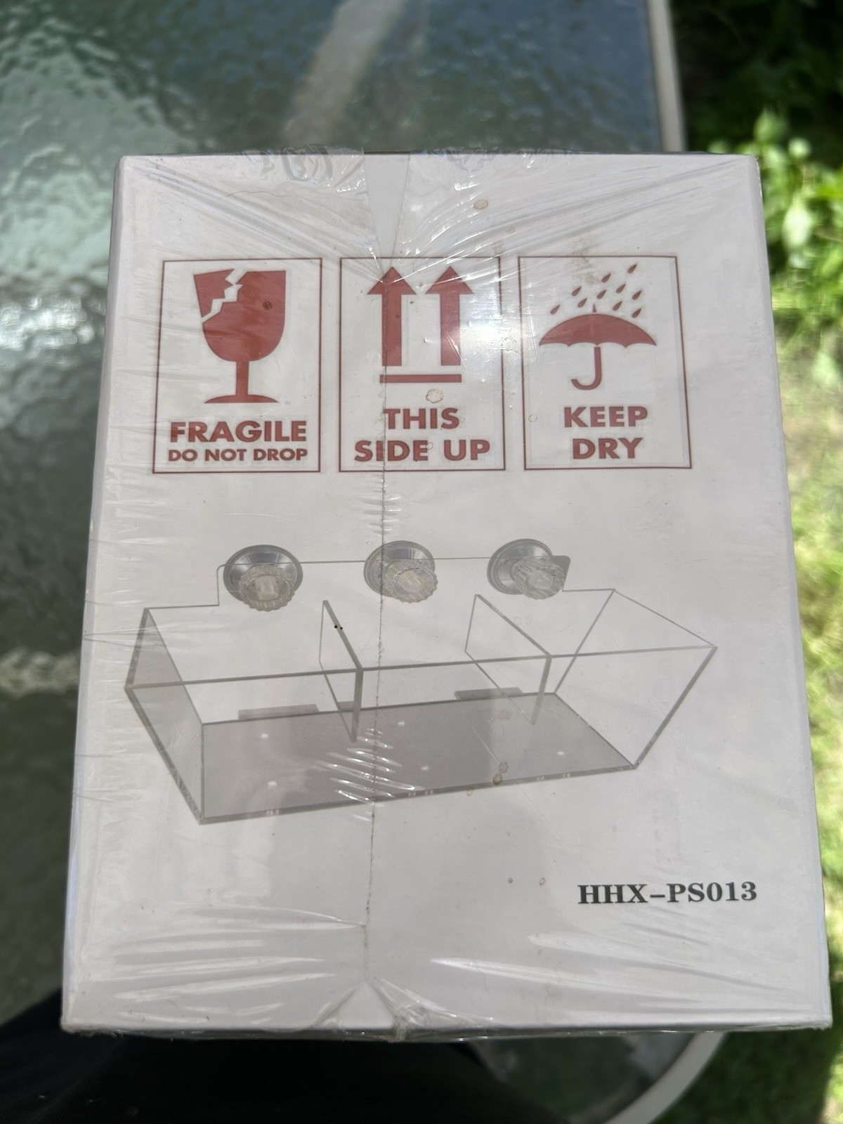 NIUXX Acrylic Window Flower Pot with Suction Cups for Indoor NEW – SEALED