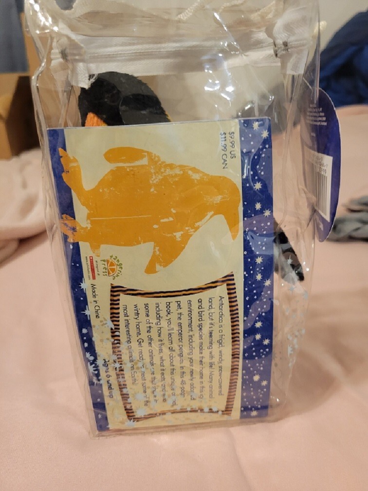 Vintage Scholastic Polar Pals Penguin and Tangerine Press Book