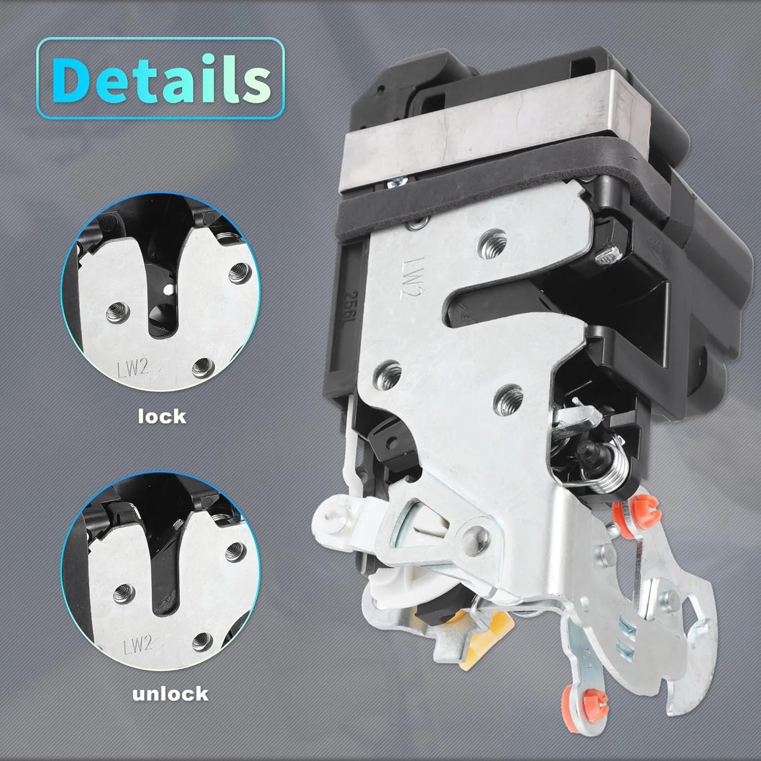 X AUTOHAUX Replacement Front Left Driver Side Power Door Lock Actuator Motor for