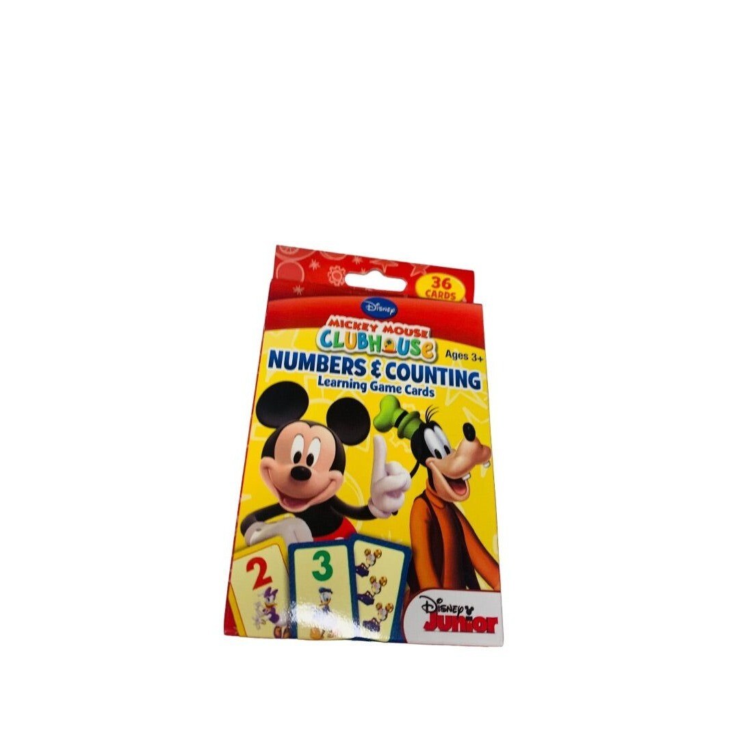 Disney Junior Mickey Mouse Numbers Counting Learning Game Flash Cards 36 cards
