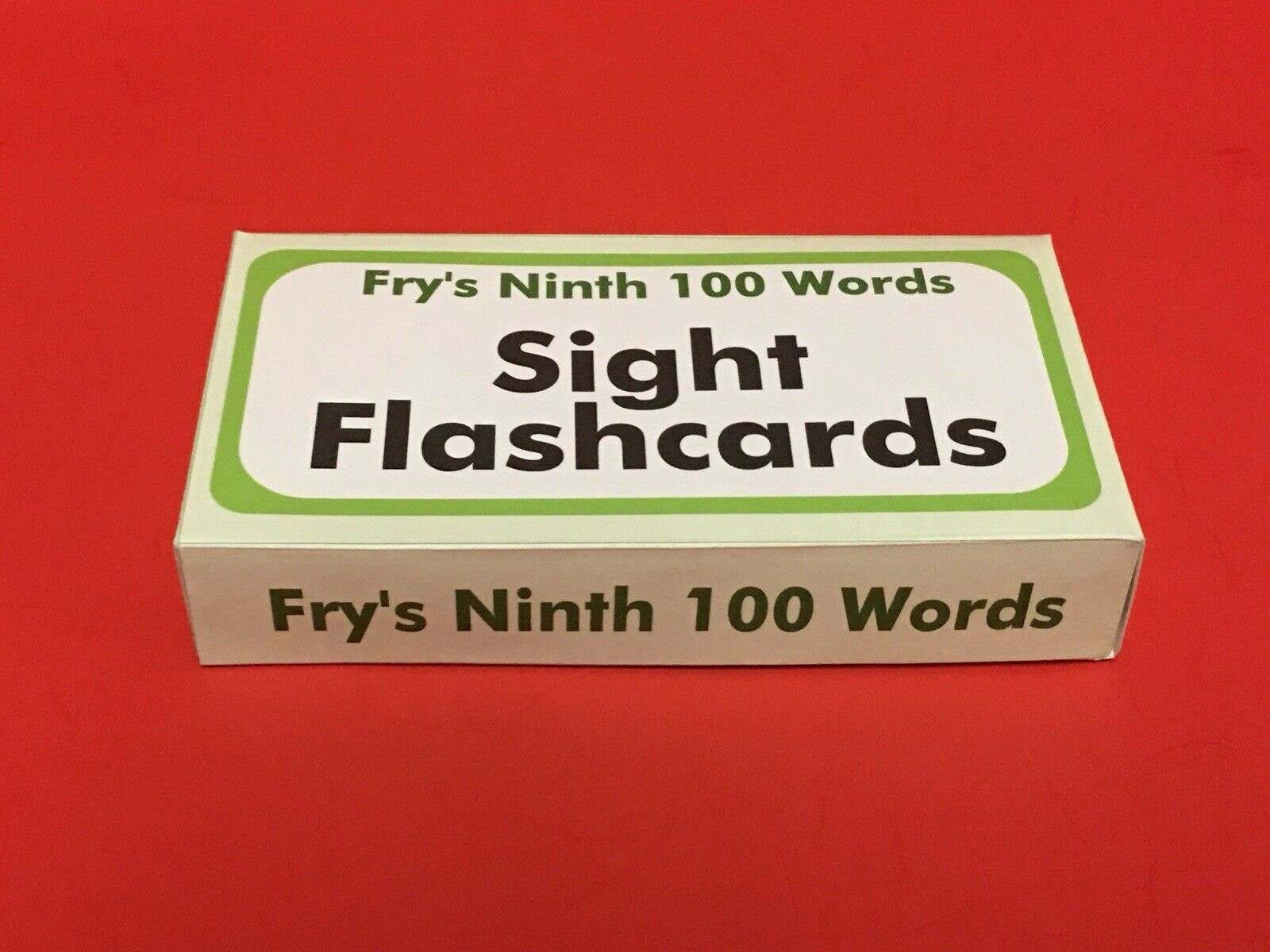 Fry’s Ninth Hundred Words – PRINTED & UNCUT – Sight Word Flash Cards