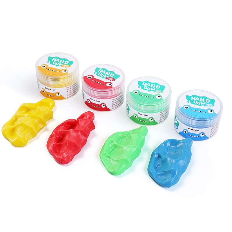 6X Therapy Putty Resistive Hand Exercise Finger Sensory Strength Rehab Kids Toys