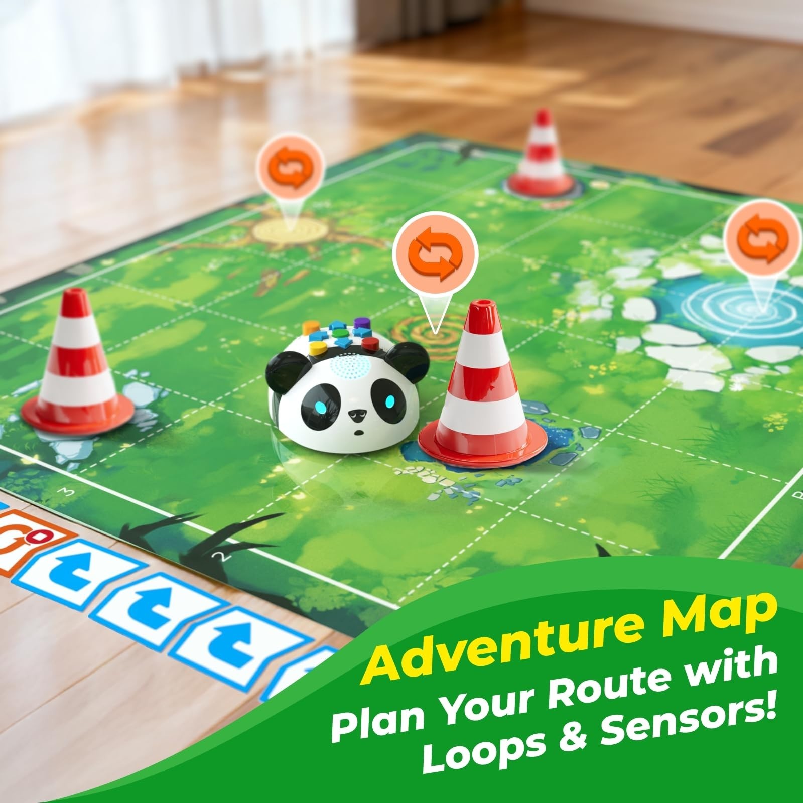 STEM Coding Robot Activity Set – 48 Pieces, Screen-Free Educational Toy for Kids