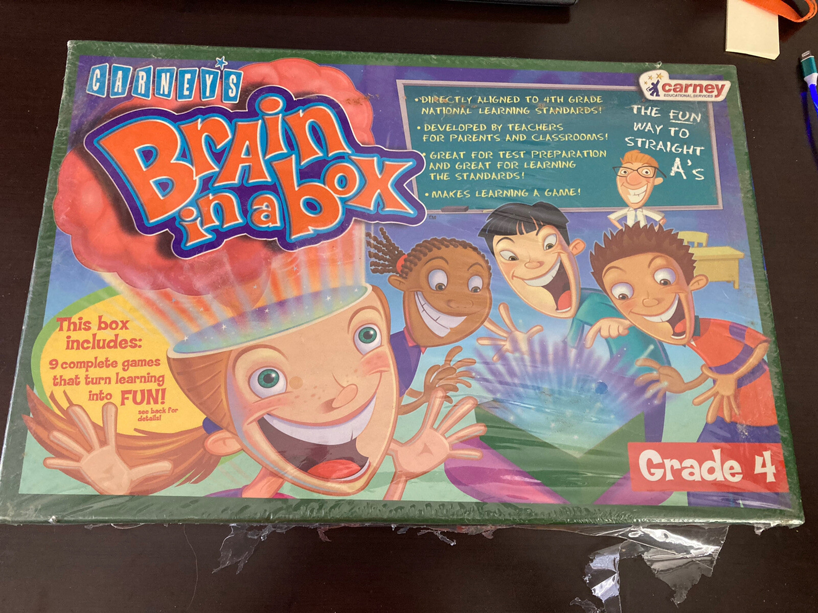 Carney’s Brain in a Box Grade 4 Educational Fun Homeschool 🆕 b