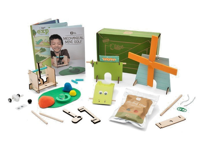 KiwiCo Kiwi Crate ‘Mechanical Mini Golf’ Science Engineering STEM for Kids 5+