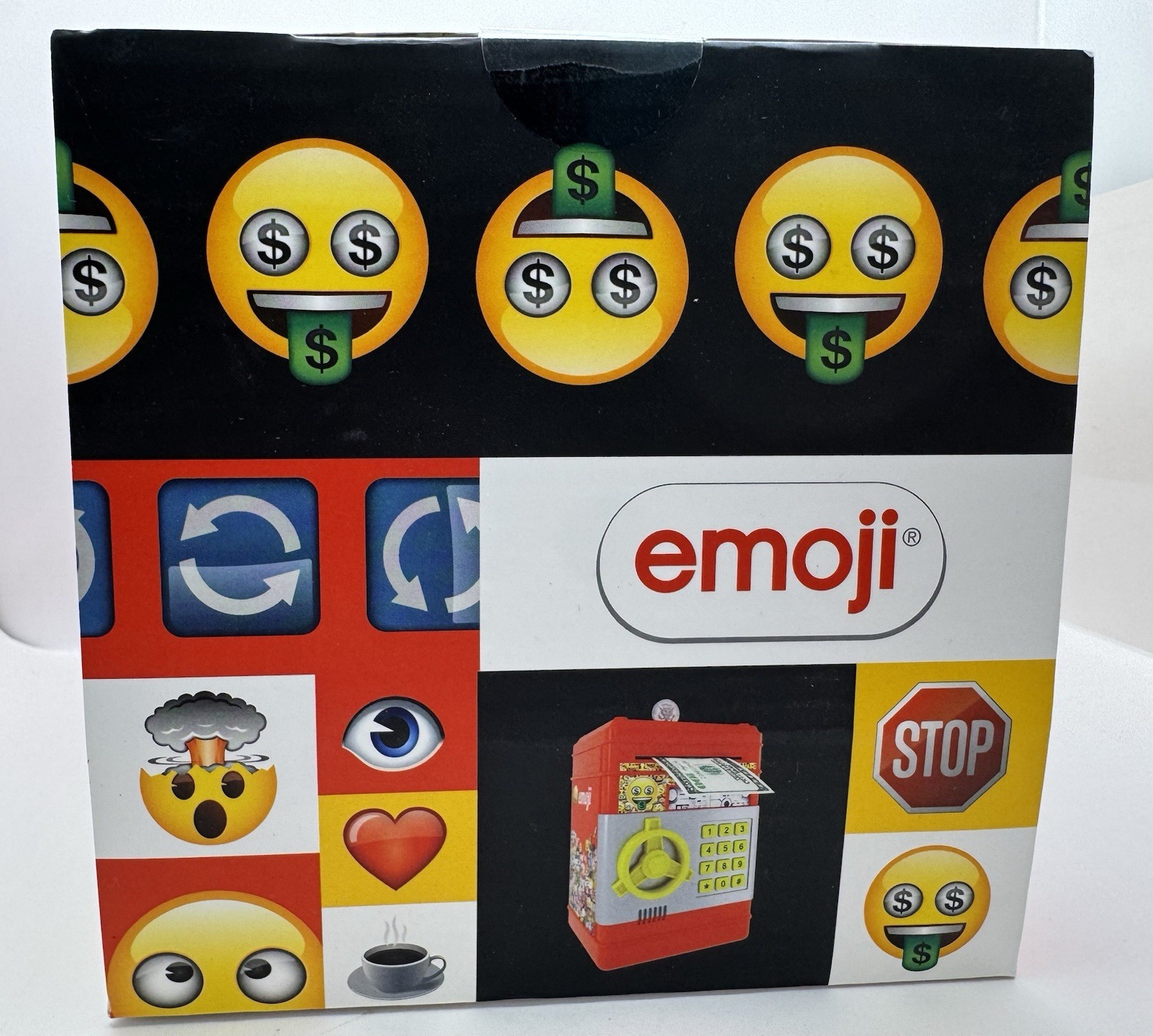 NEW! Emoji Safe Piggy Bank Electronic ATM Password Money Coin Cash Safe USA-Ship