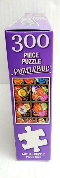 NEW 300PC PUZZLE JIGSAW SET VINTAGE BOTTLE CAPS OR COLORFUL BOOTS