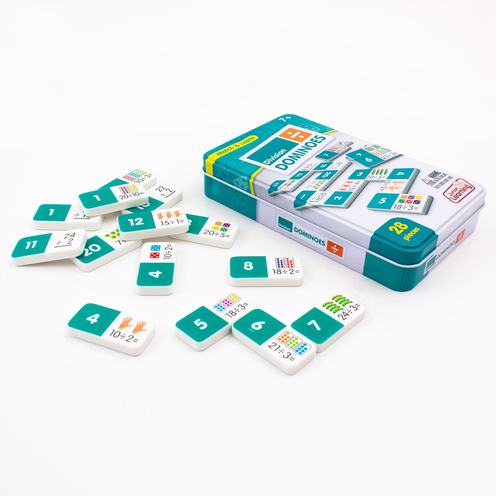 Division Match & Learn Dominoes, Multi