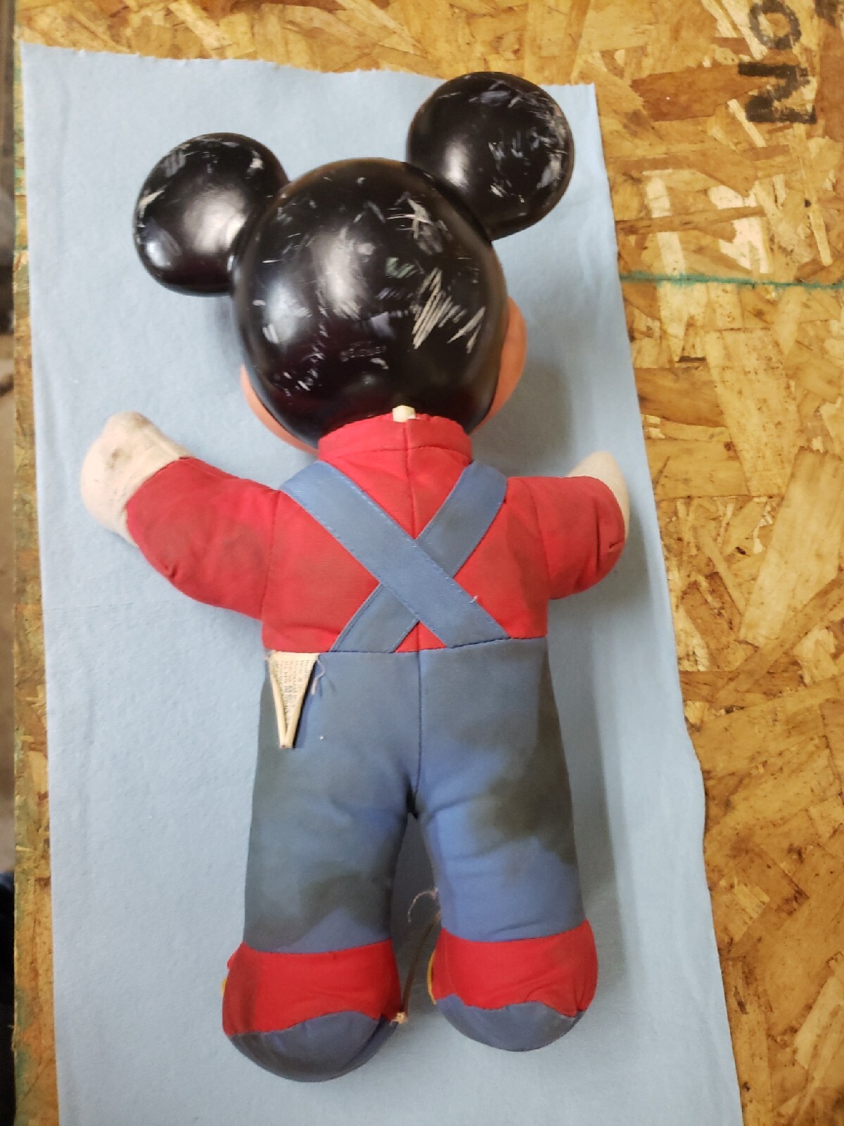 Mattel Mickey Mouse Learn How to Dress Doll Plush Toy Disney Vintage 1980s AN