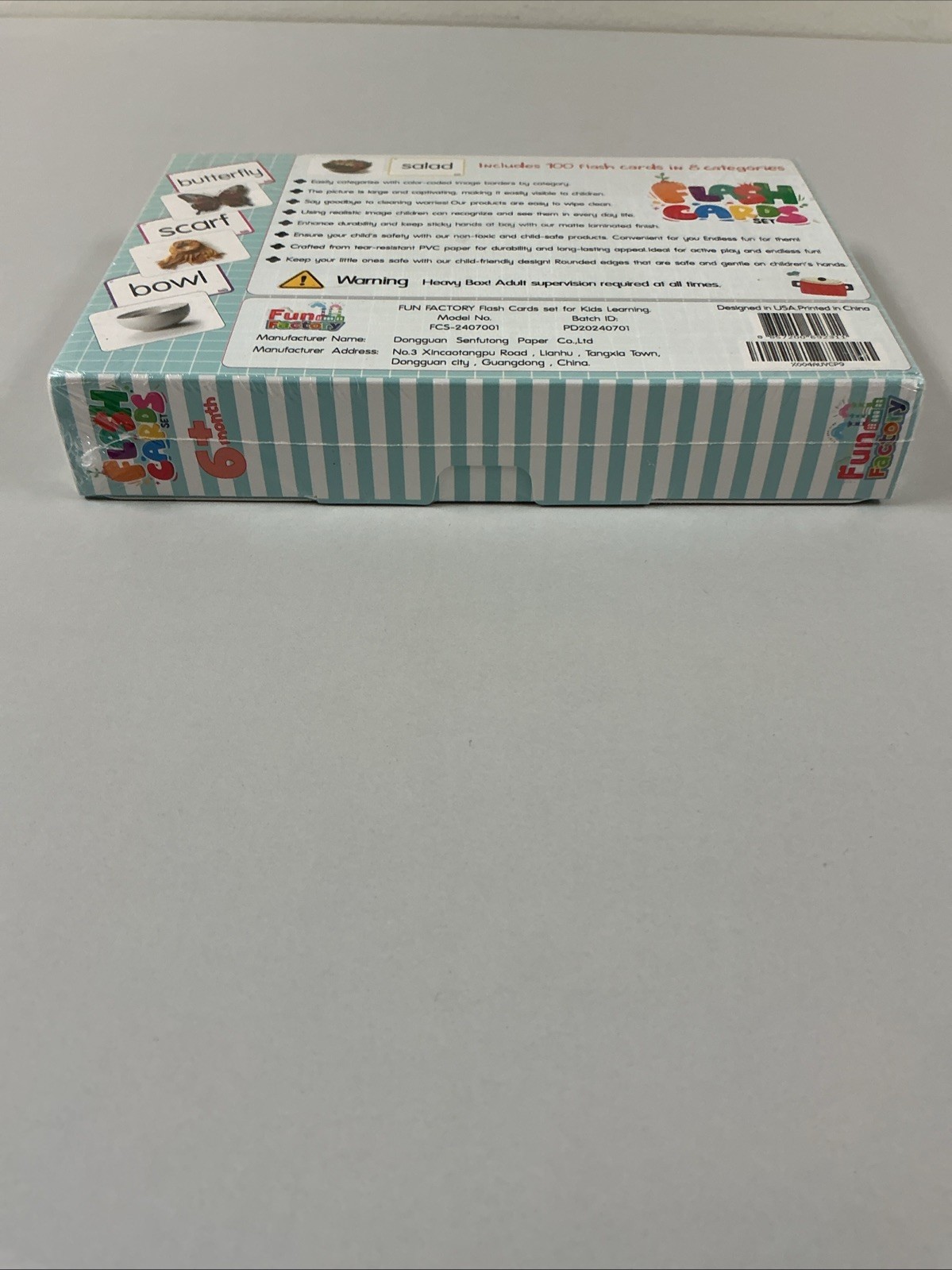 NEW Educational Flash Cards Set For Kids Ages 6mo+ 100 cards Included