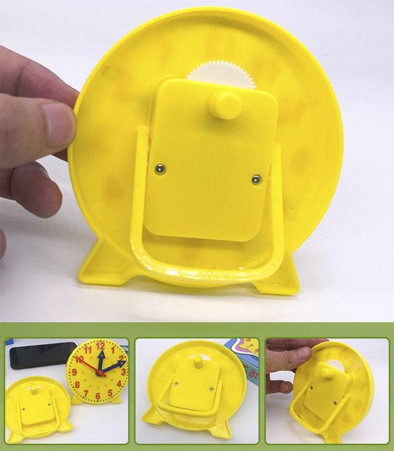 Children Time Learning Clock Puzzle Montessori Educational Matching Toy
