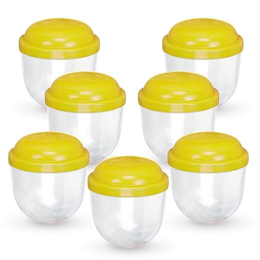 2” Frosty-Clear Acorn Capsules 50 Pcs Empty Toy Capsules 51 mm Prize Machine