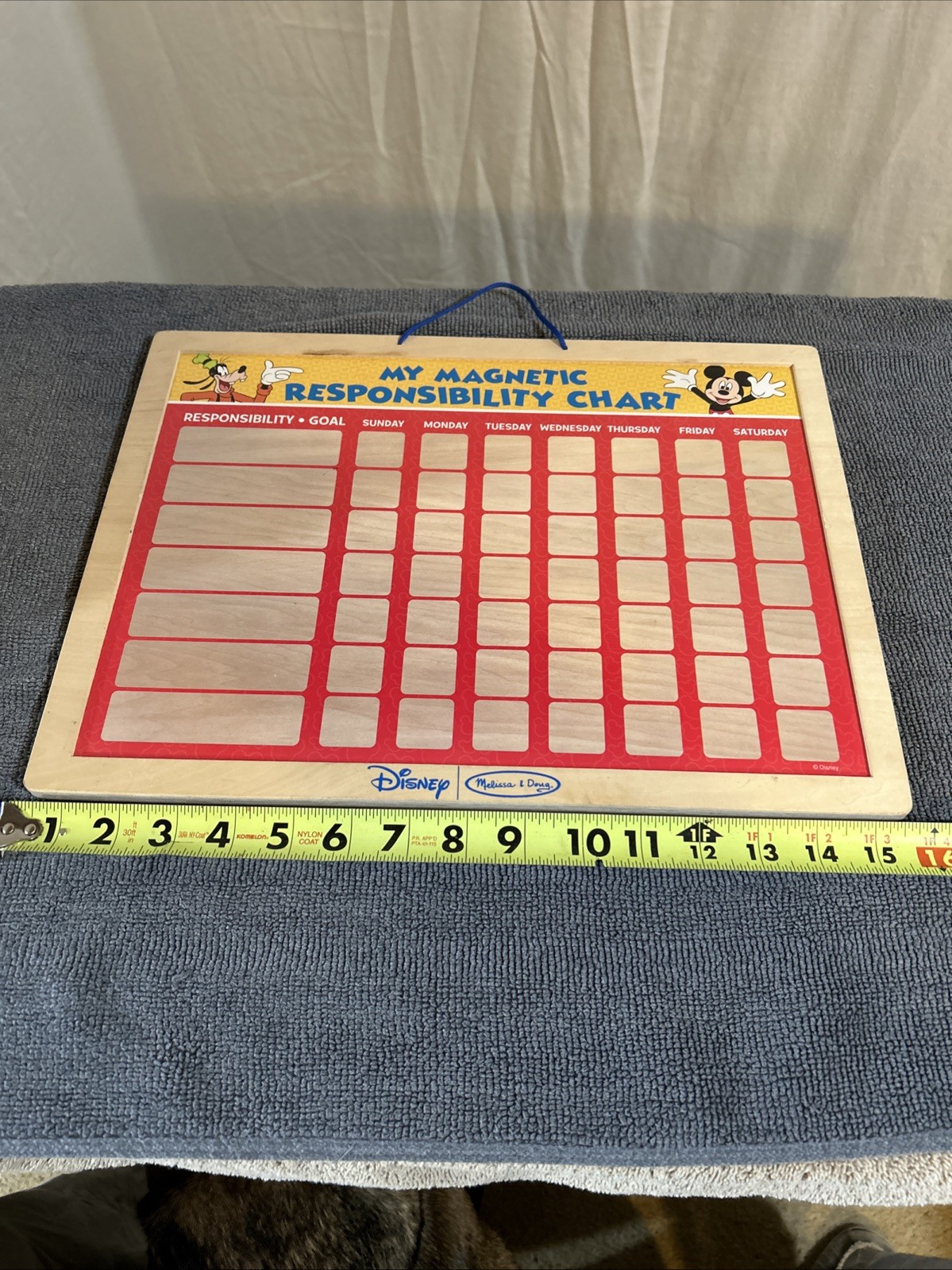 Melissa & Doug Disney My Magnetic Responsibility Chart Only