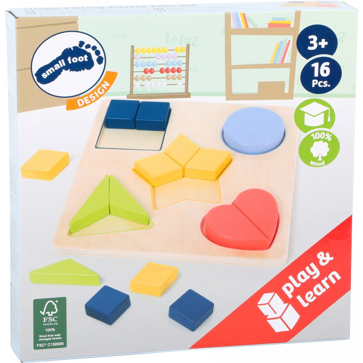 SmallFoot – Educational Shapes Puzzle – 11101