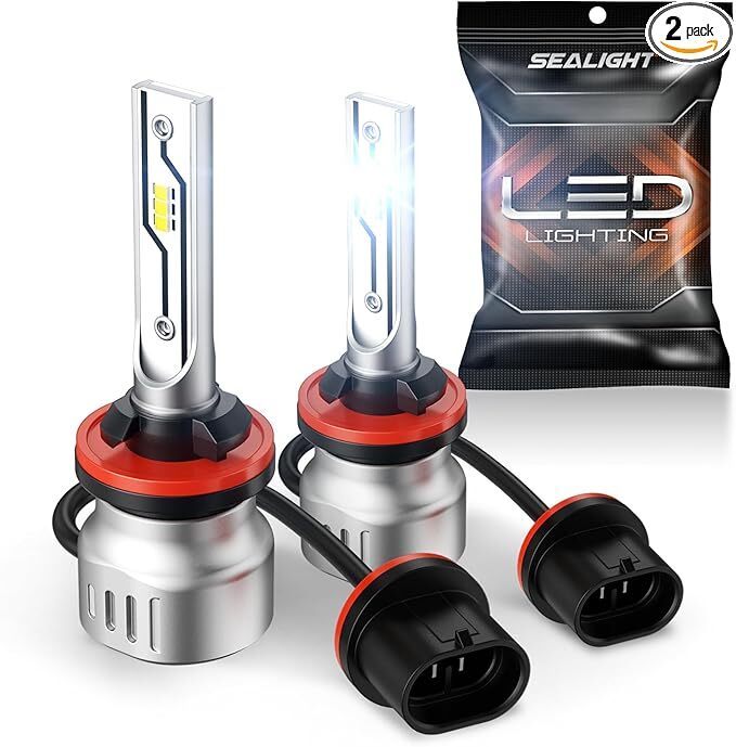 Sealight 881/889/898/886/894 LED Fog Light Bulbs 60W 10000LM 6500K Cool White
