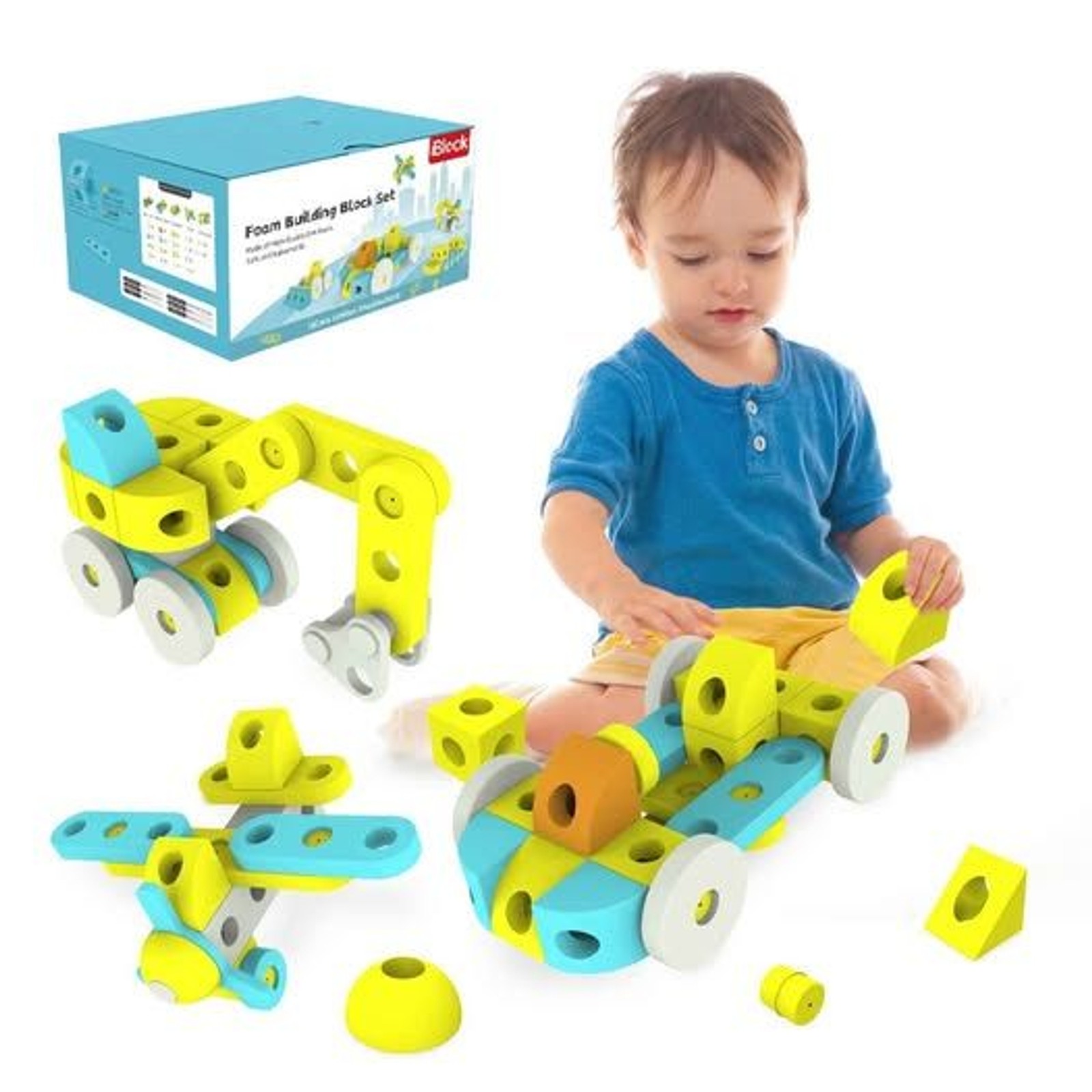 Giant Foam Building Block Set for Children’s Imaginative Construction 67 pcs