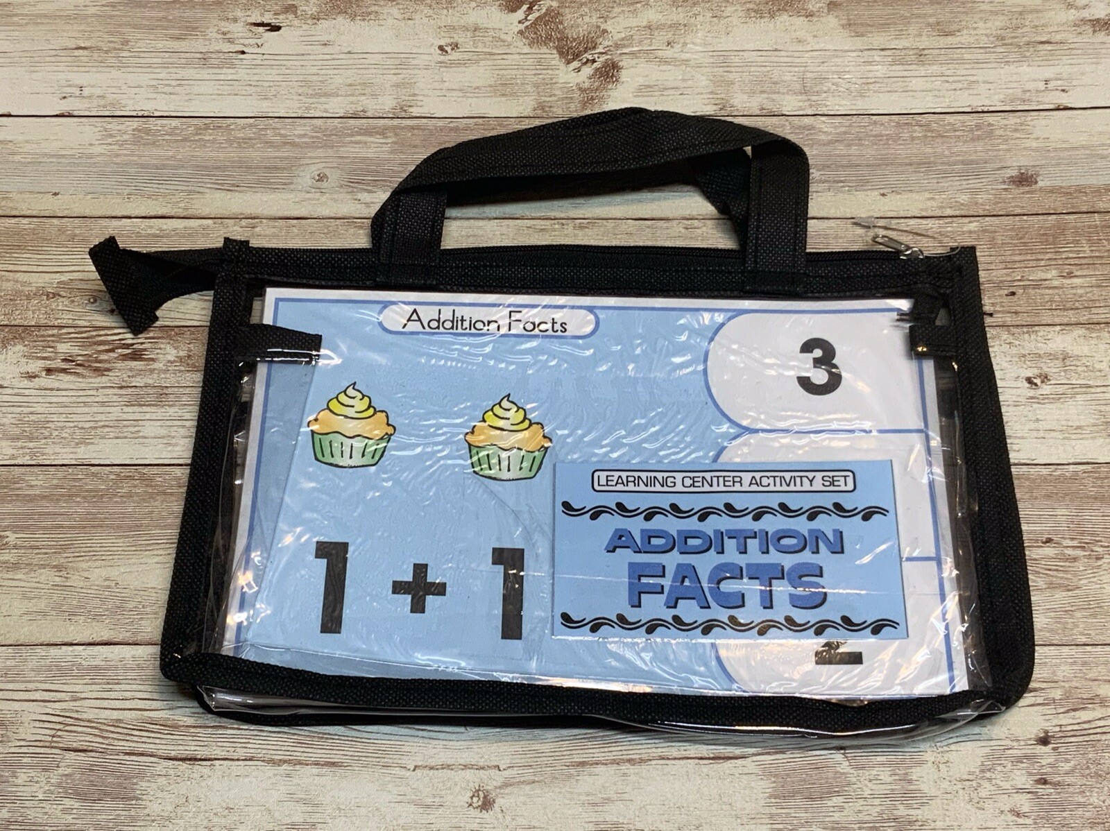 Learning Center Activity Set – Addition Facts – Clothespin Learning Center