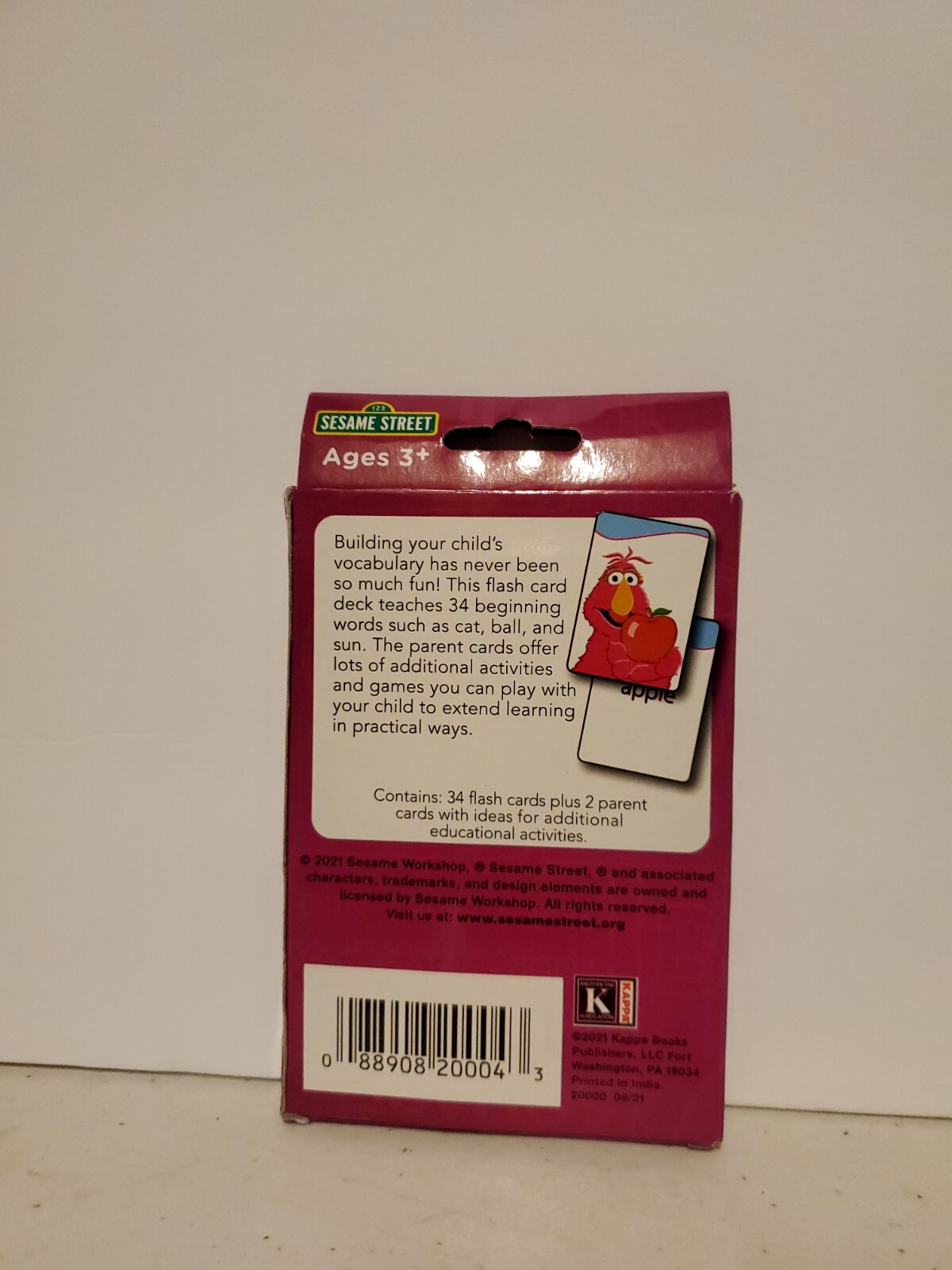 Sesame Street Rosita Beginning Words Flashcards 36 Count