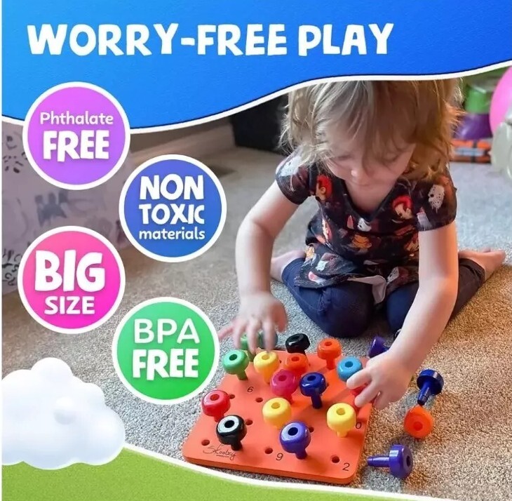 Skoolzy Peg Board Set *24 Months*