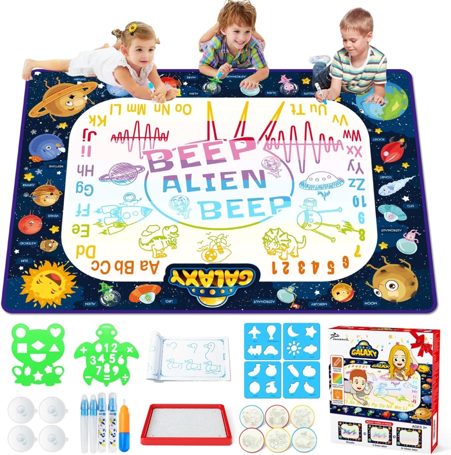 48″x36″ Large Magic Drawing Doodle Mat Educational Toys Christmas Birthday Gifts