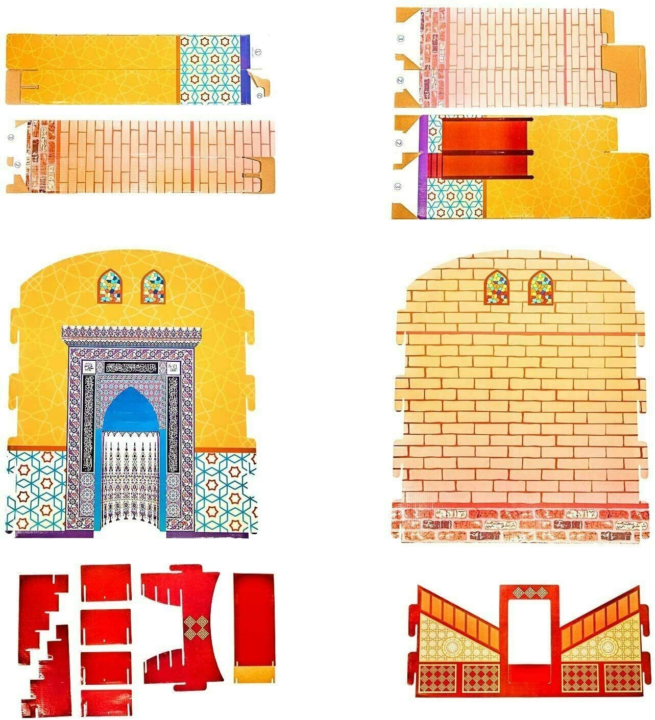 Playhouse Masjid Mosque Muslim Kids Ramadan Gift Toy Islam Quran Praying Salah