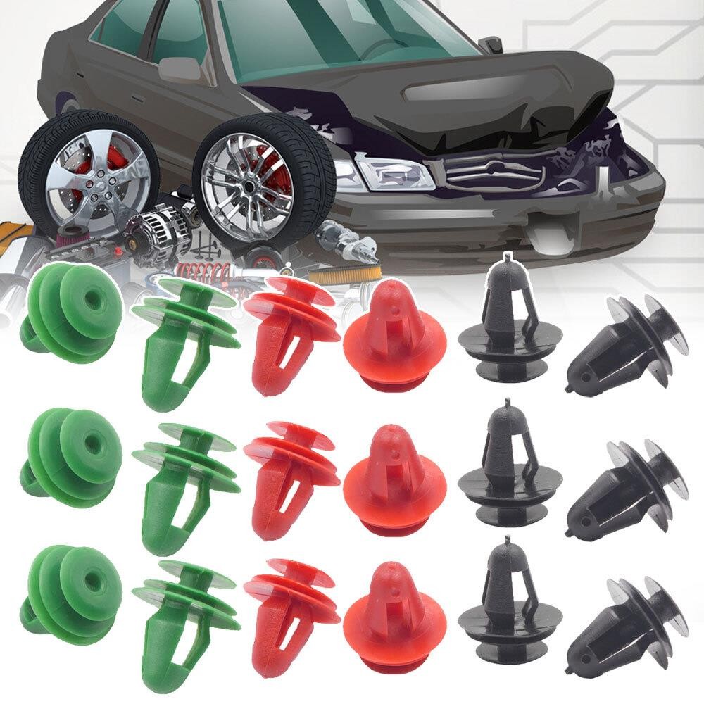 Car Door Panel Clips Fixing Fastener 9mm Hole Car Interior Door Trim 50PCs