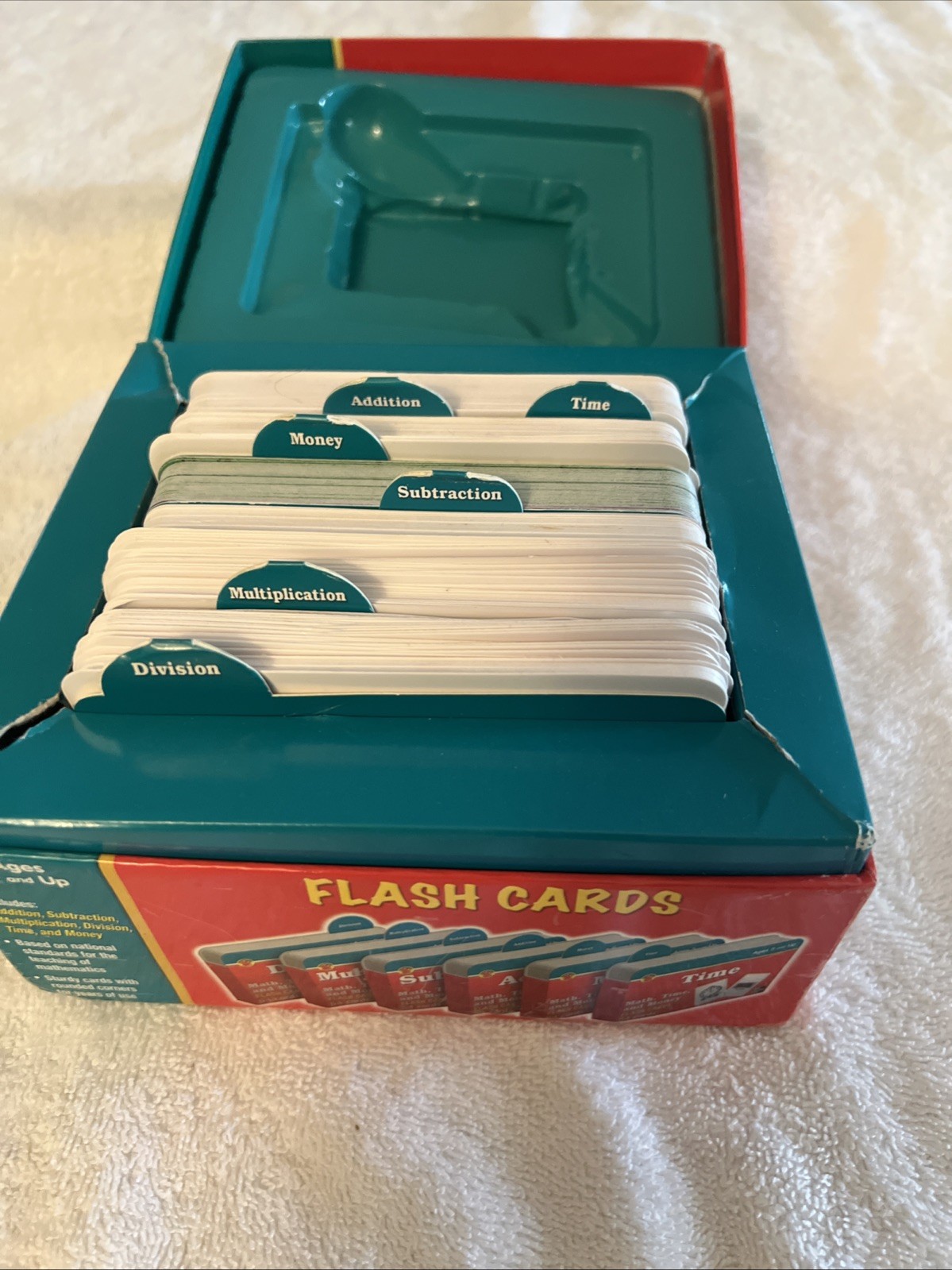Brighter Child Flash Cards Math Time and Money Teachers Home School