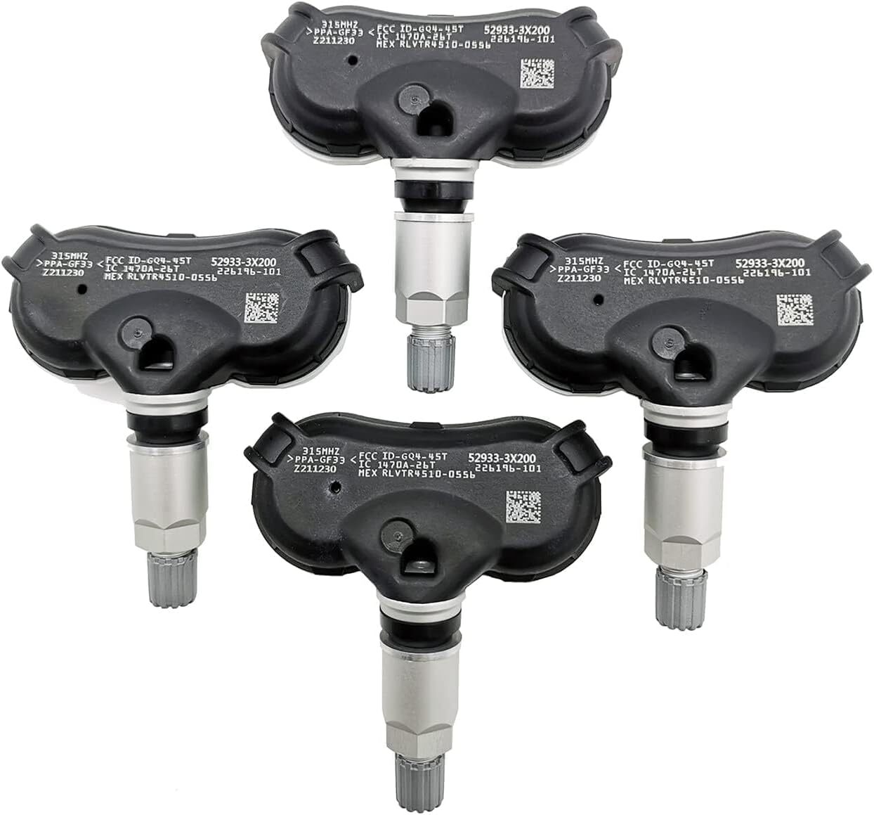 52933-3X200 Programmed Tire Pressure Monitoring System (TPMS) Sensor Compatible