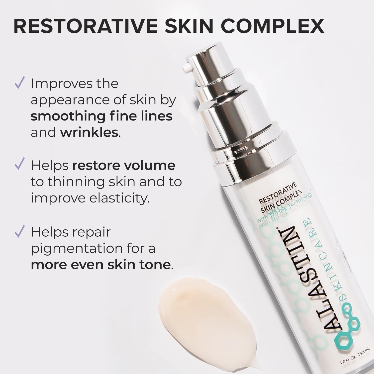 ALASTIN Skincare Restorative Skin Complex Anti-Aging Face Serum (1 oz) | Reduce