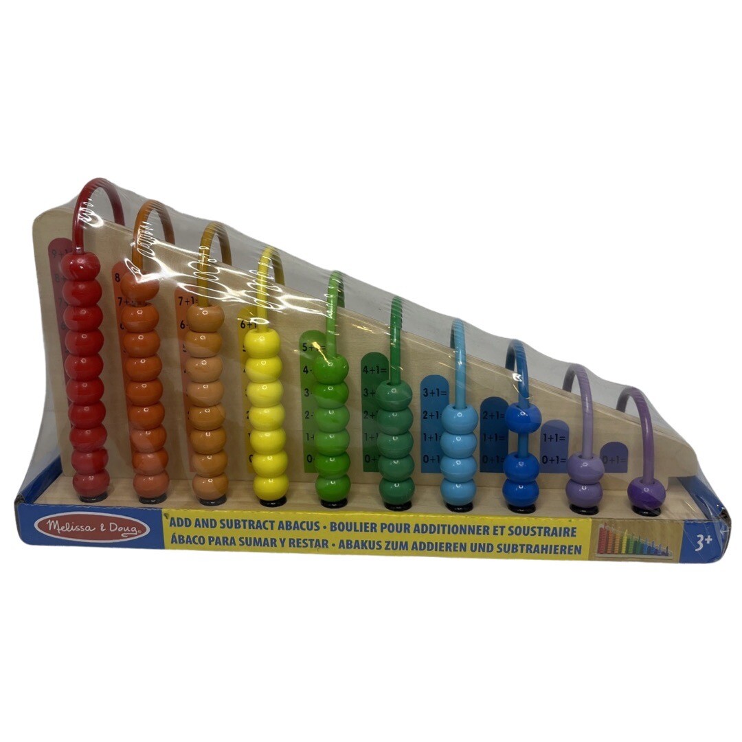 Melissa & Doug Add And Subtract Abacus 3+