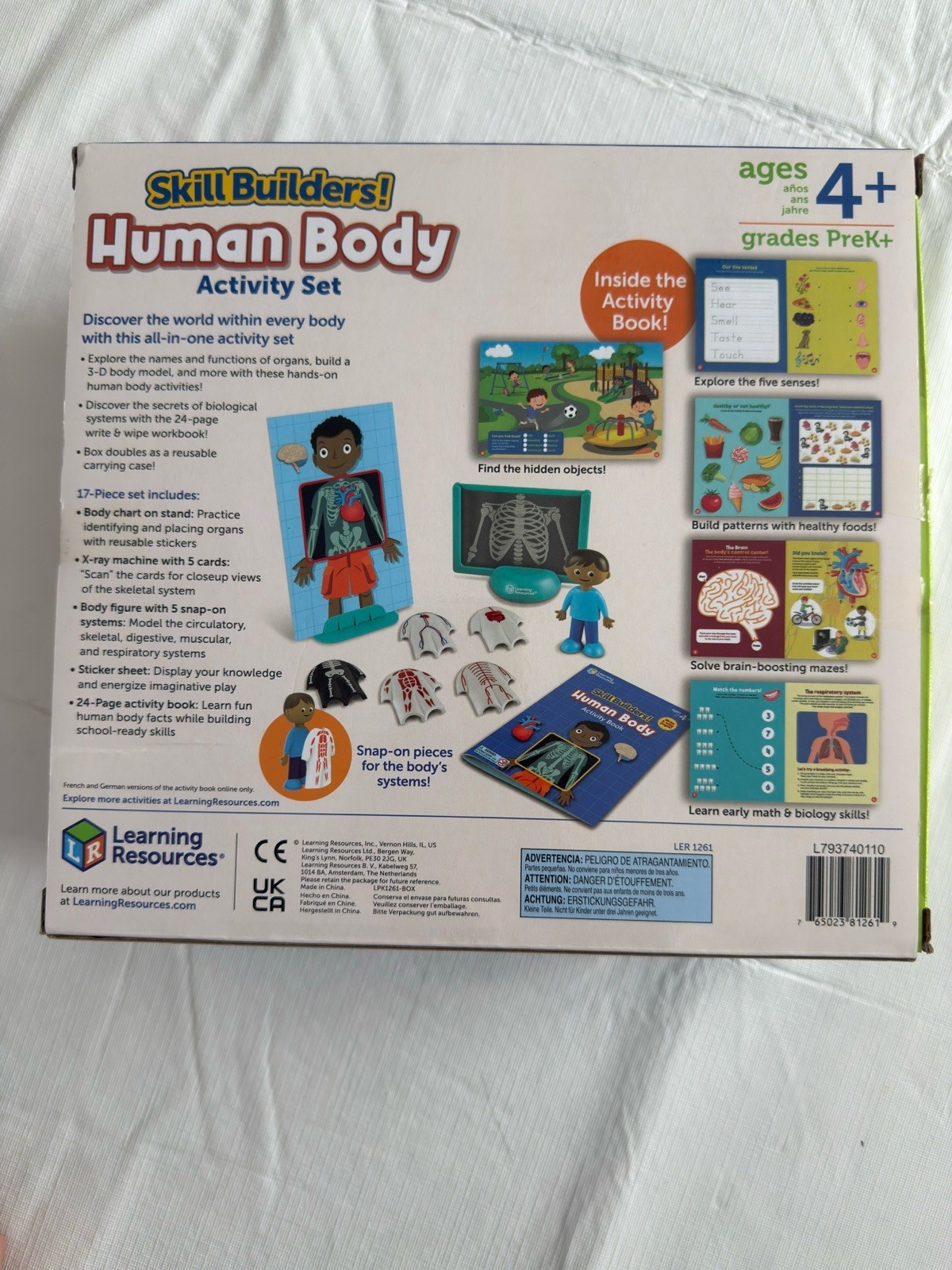 Learning Resource Skill Builder Human Body Activity Set