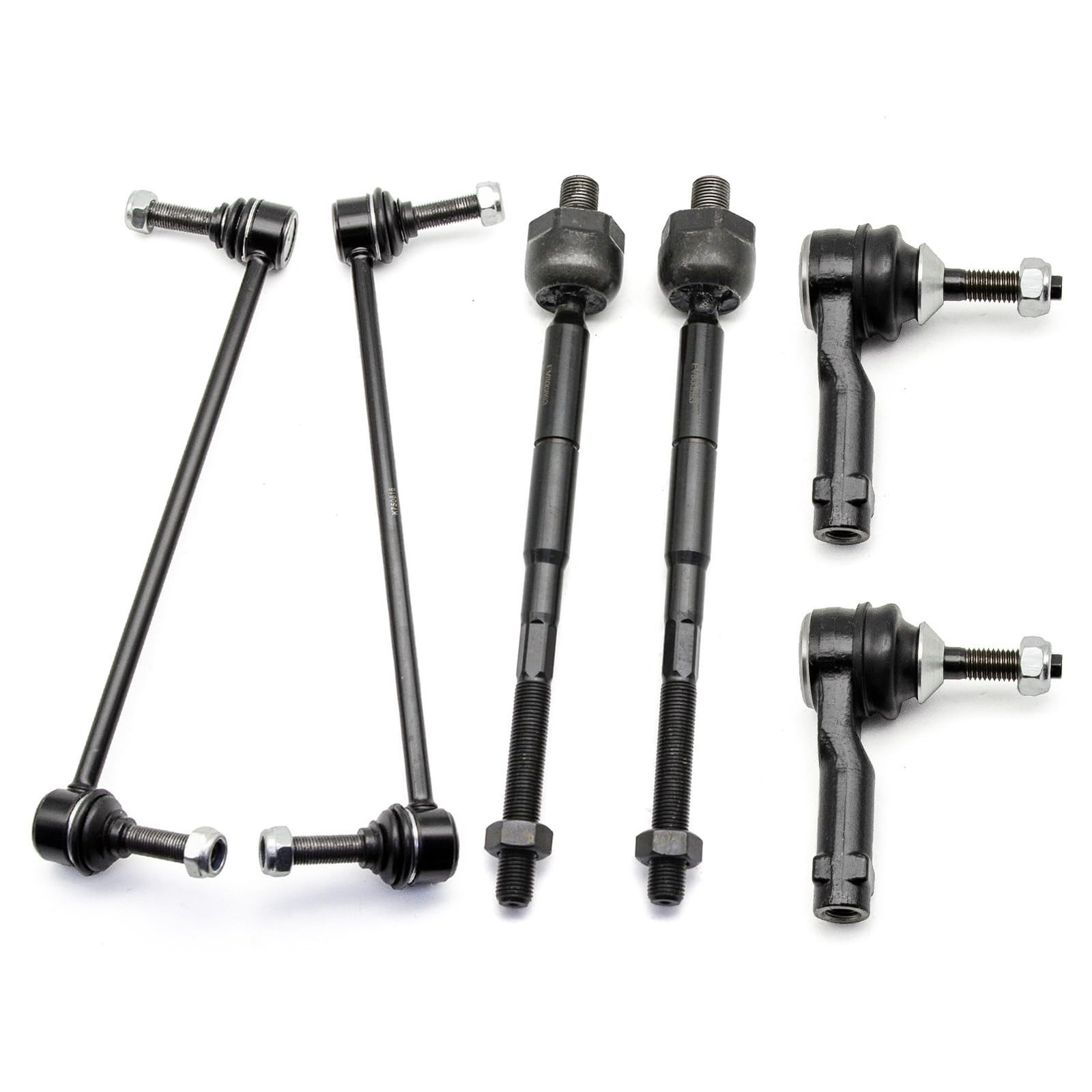 6pc Tie Rod Ends Inner Outer Wih Sway Bars for Ford Police Interceptor Utilit…