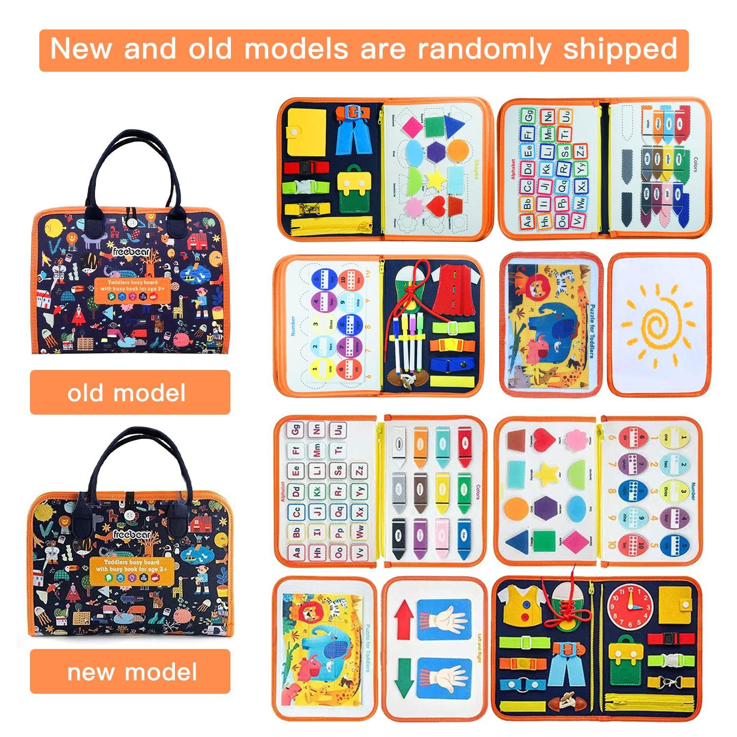 Busy Board Montessori Toy Ages 3-6 Sensory Play Fine Motor Skills Learning
