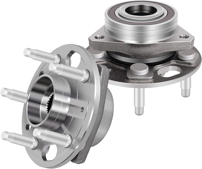ECCPP 513288 2PCS Front/Rear Wheel Hub Bearing Assembly 5 Lugs w/ABS for
