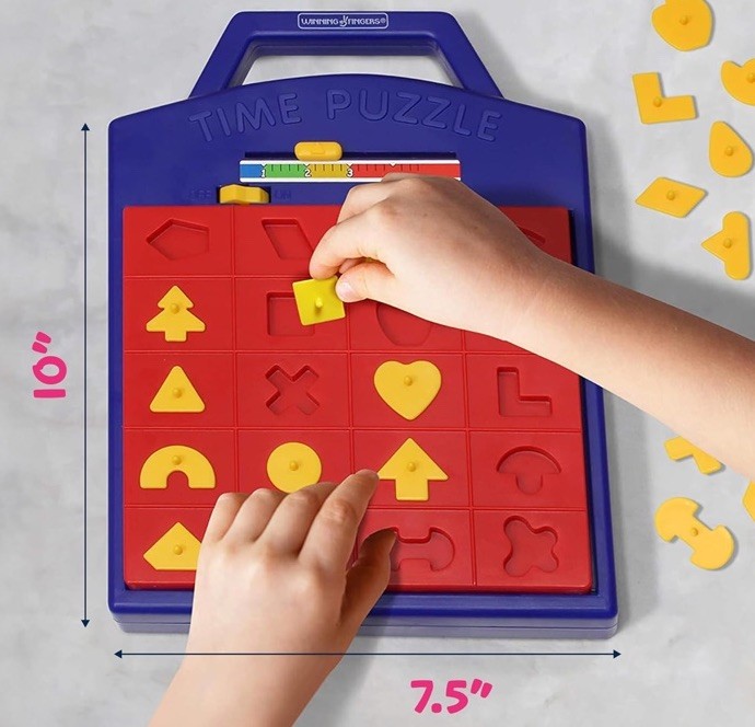 Shape Puzzle Pop Up Board Game Matching Fine Motor Skills Complete No Box PreK