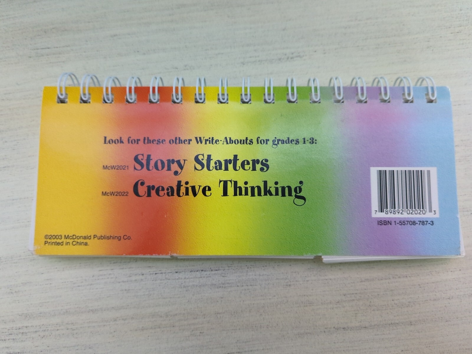Silly Starters Write-Abouts Grades 1-3 2003 McDonald Publishing Co.