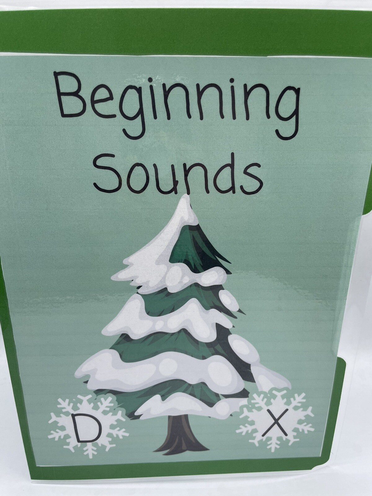 Beginning Sounds File Folder Games 10 Letters Reading Educational Phonics