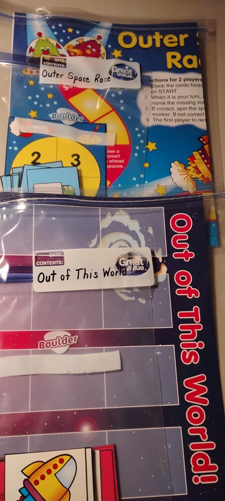 Education Center Theme Kits Penguins/ Solar System for Gr. 1-Laminated /LikeNew!
