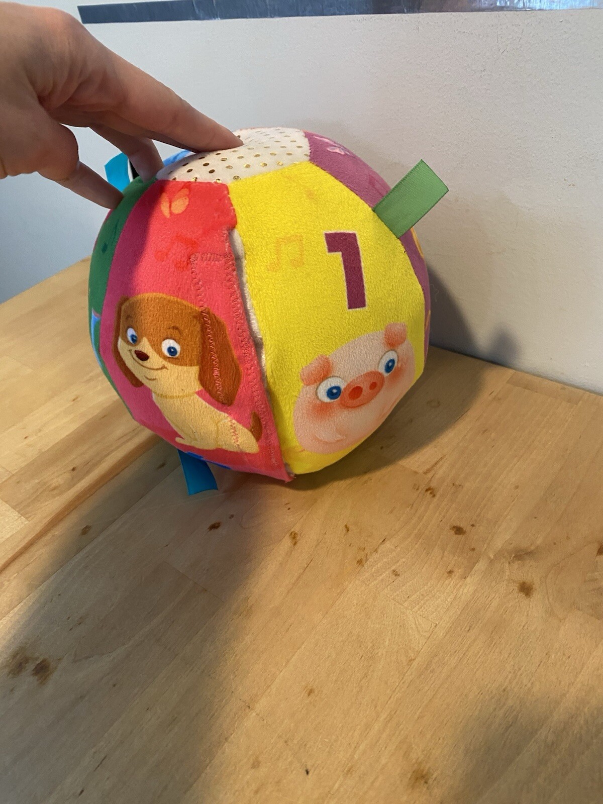 Move2Play Multicolored Ball Infant Toy Monkey Works