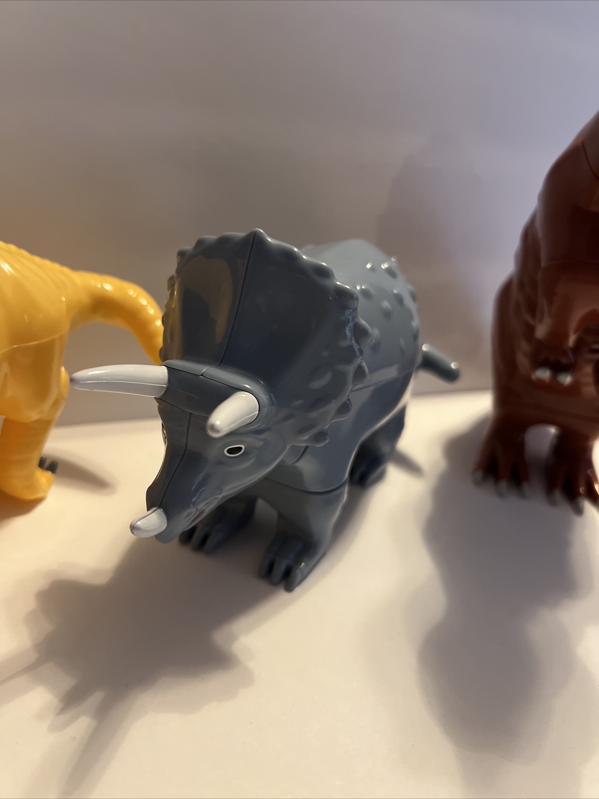 Popular Playthings Magnetic Mix or Match Dinosaurs Lot Of 4 All Here.