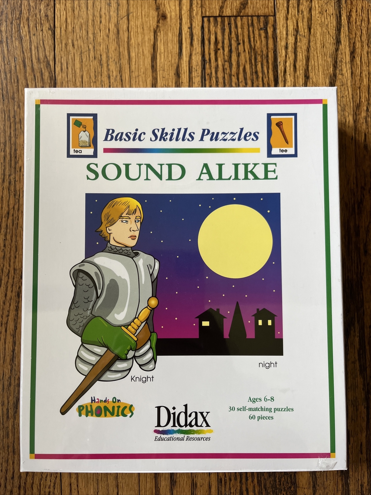 Didax Basic Skills Puzzles – Sound Alike – Hands On Phonics NEW SEALED IN BOX.