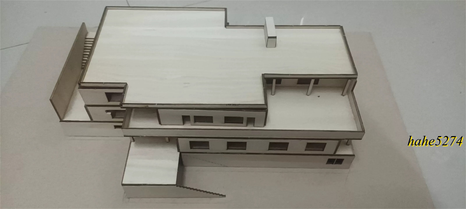 1:75/100/150 Villa Tugendhat Wooden Assembly Model Architectural Handcraft Kit