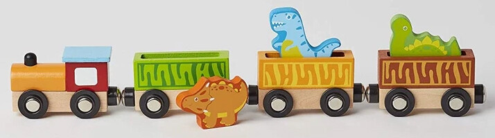 The Original Toy Company Solid Hardwood Dinosaur Train Playset – 425536