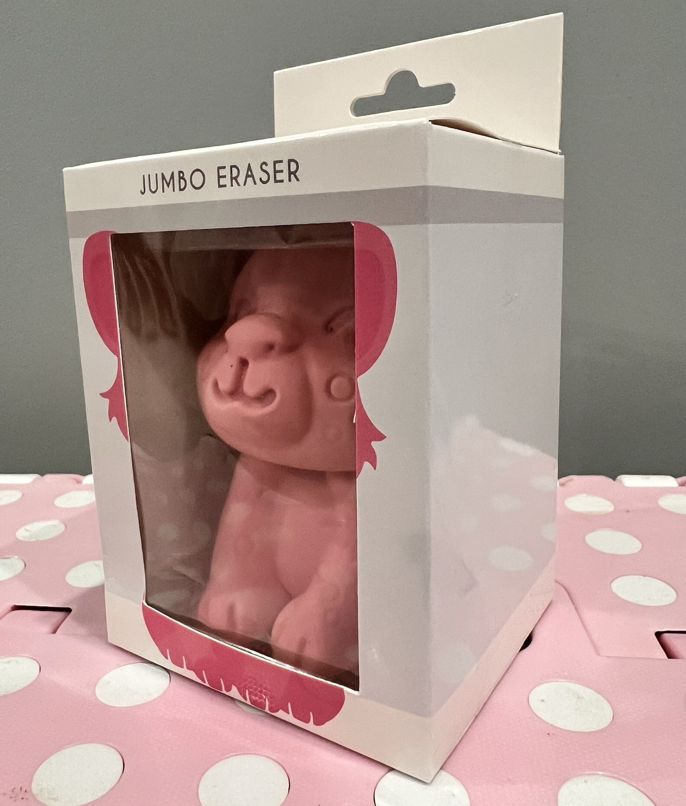 Jumbo Big Pink Baby Leopard Eraser Can Be Disassemble/Reassemble Eraser 4”