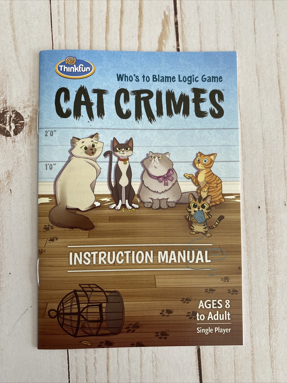 Thinkfun Cat Crimes Logic Game Problem Solving Learning Educational Skill Build