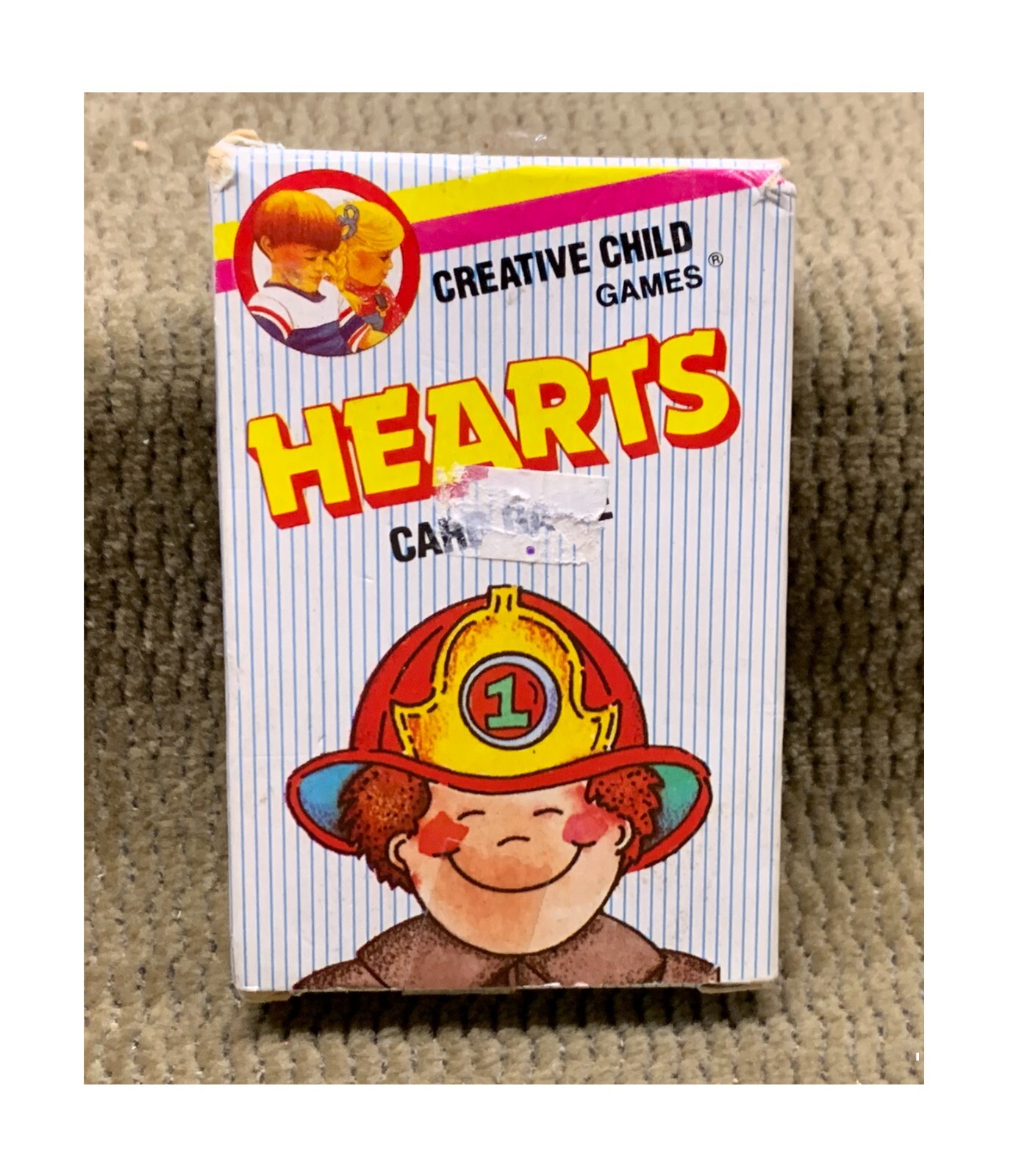VINTAGE “HEARTS” CARD GAME FOR CREATIVE CHILDREN TO PLAY
