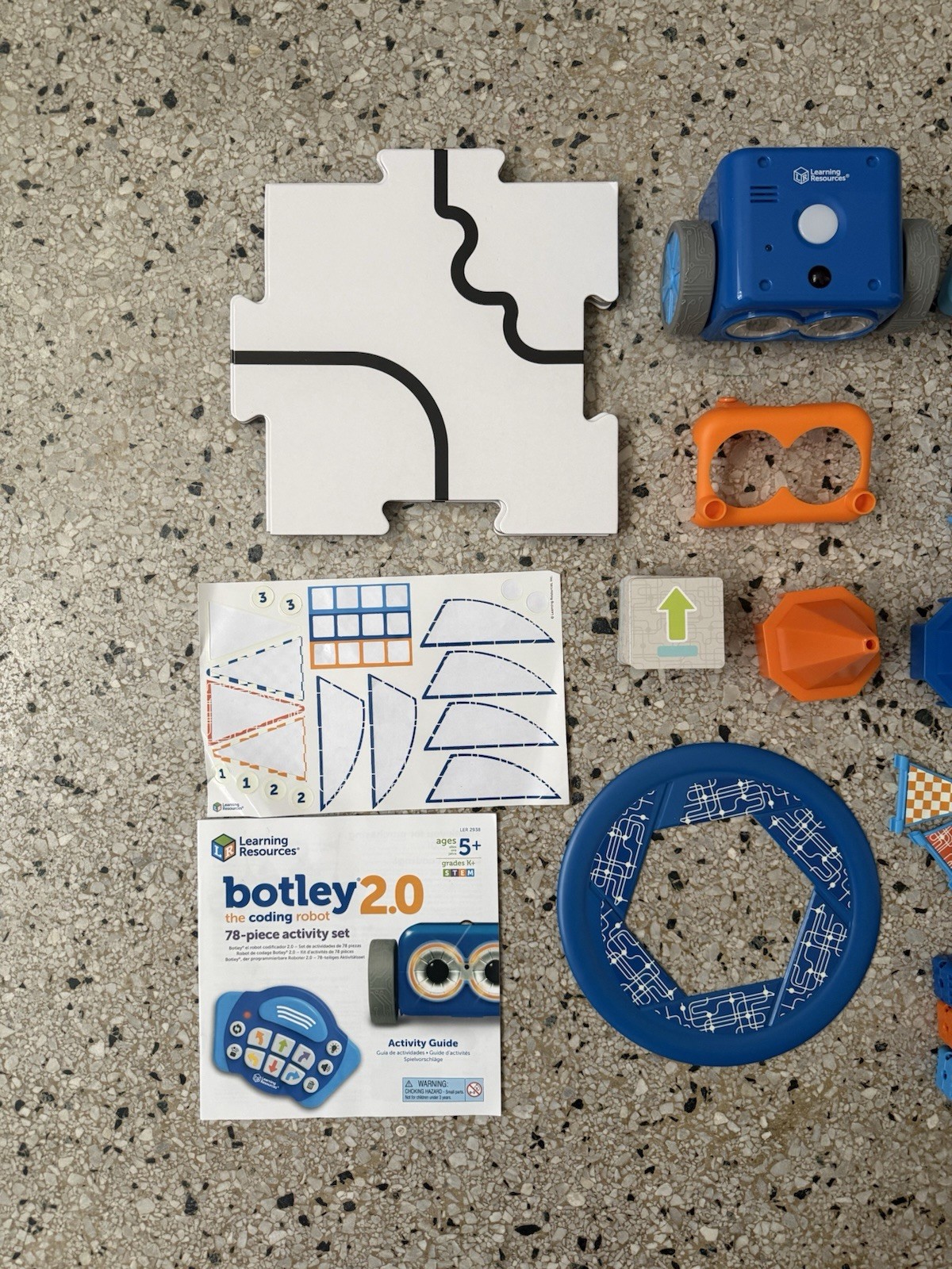 Learning Resources Botley 2.0 The Coding Robot 78-Piece STEM Set Complete Tested